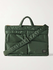 Tanker Helmet Short Nylon-Twill Tote Bag - green - One Size