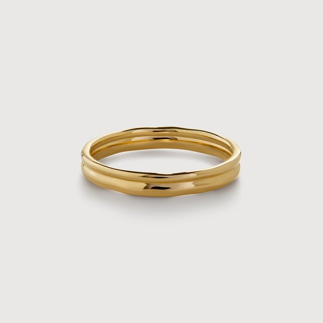 Gold Vermeil Siren Muse Stacked Ring