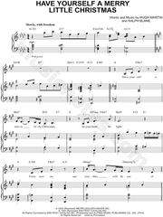 Michael Bublé "Have Yourself a Merry Little Christmas" Sheet Music in Ab Major (transposable) - Download & Print