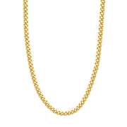 Men's 14kt Gold 7.3mm 22-30" Miami Cuban Chain with Lobster Lock Yellow Gold