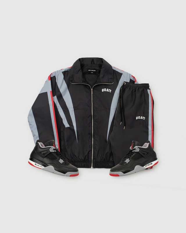 GOAT Nylon Stripe Tracksuit (Bred)