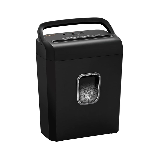Bonsaii C234-A 6-Sheet Micro-Cut P-4 High-Security Credit Cards/Staples/Clips Shredder for Home & Small Office Use