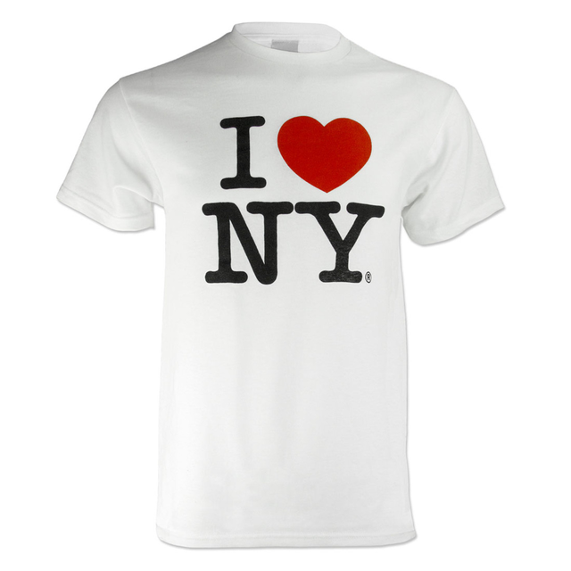 White I Love NY Tee Shirt