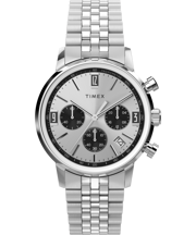 Marlin® Chronograph Tachymeter 40mm Stainless Steel Bracelet Watch