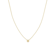 14k Itty Bitty Smiley Face Necklace