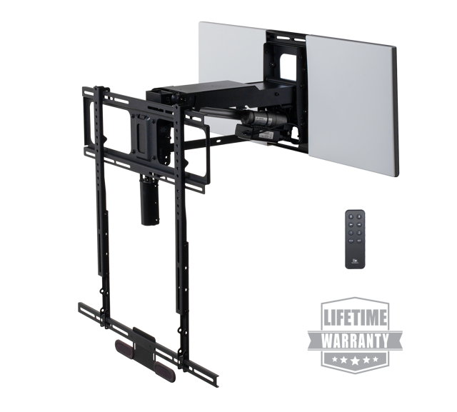 MM815 Motorized Drop Down & Swivel TV Mount