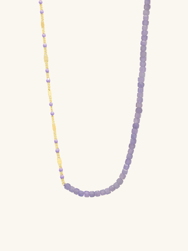 Tanzanite Lavender Gold Necklace
