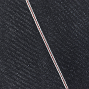 Dark Night Blue-White-Red 11 oz. Cotton Japanese Selvedge Denim Fabric