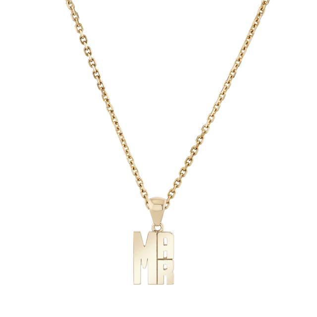 Mini Lucky Strike Monogram Pendant