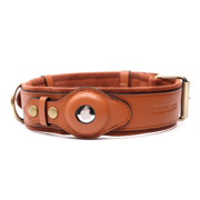 Keepaws™ Leather AirTag Collar
