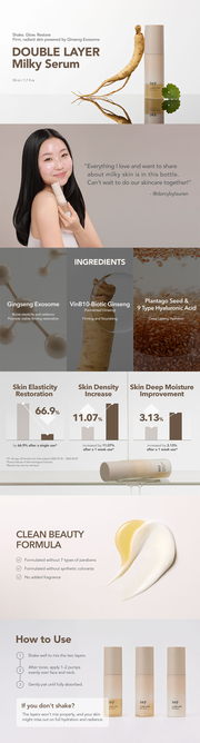 107 Double Layer Milky Serum 50ml