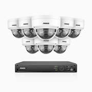 H800 - 4K 8 Channel 8 Cameras PoE Security System, Human & Vehicle Detection, Built-in Micphone, Color & IR Night Vision, RTSP Supported