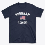 Burnham Illinois Patriot Basic T-Shirt