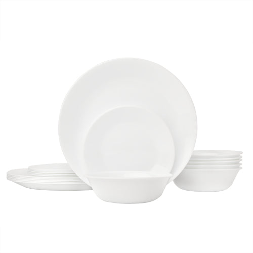 Corelle® Winter Frost White 50-piece Dinnerware Set, Service for 8, EXCLUSIVE