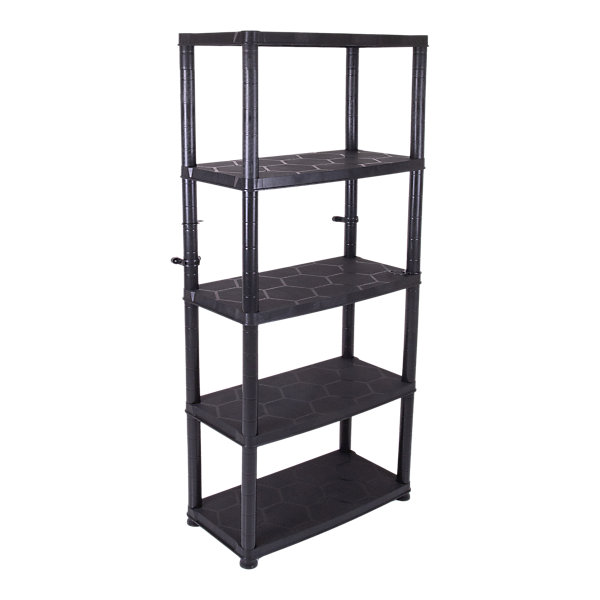 5 shelf Plastic Shelving unit (H)1700mm (W)700mm (D)400mm