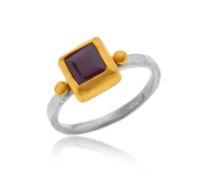 Nava Zahavi Yellow Gold Carnelian Ring