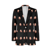 Personalized Blazers Coat Bachelor Party Suit Custom Suit with Logo Picture Text Background