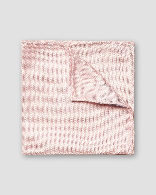 Pink Grenadine Silk Pocket Square