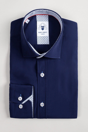 SERGIO - Navy Long Sleeve Shirt