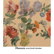 Flowers 2025 Easel Desk Calendar