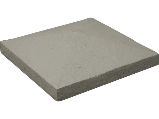 Windsor Column Cap - Medium - Gray