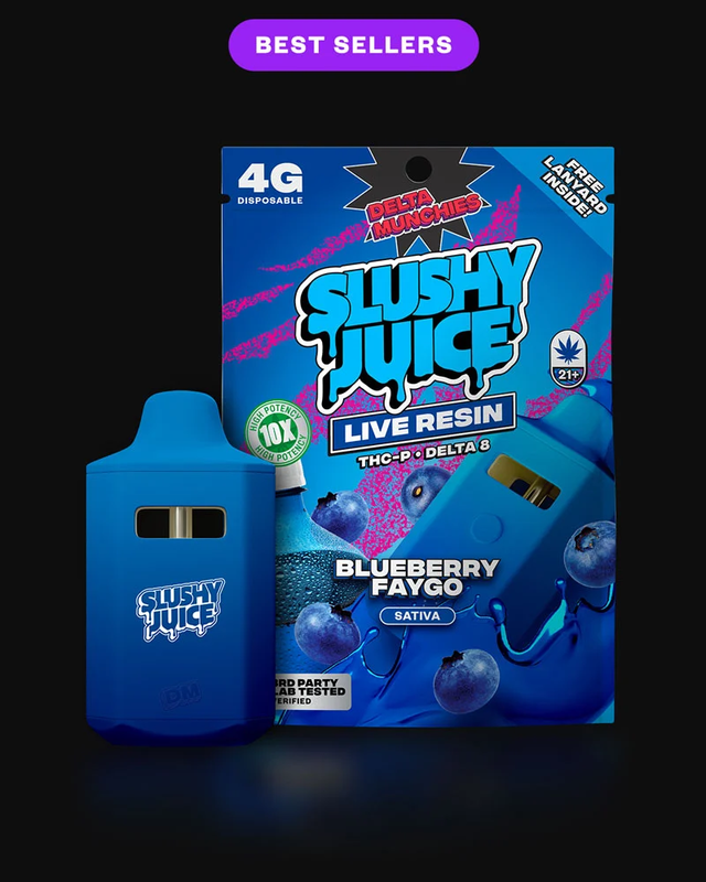 Blueberry Faygo Slushy Juice 4G THC-P Vape