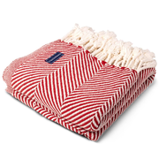Monhegan Cotton Throw With Fringe