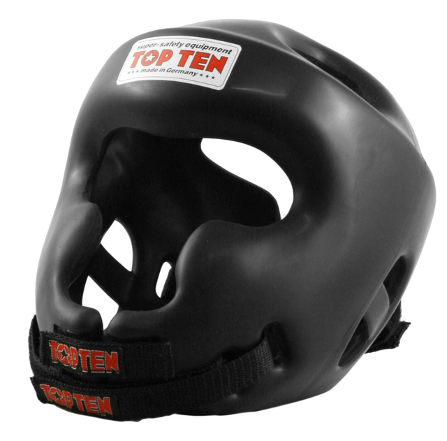 Top Ten Full Protection Sparring Headguard - black, 1062-M
