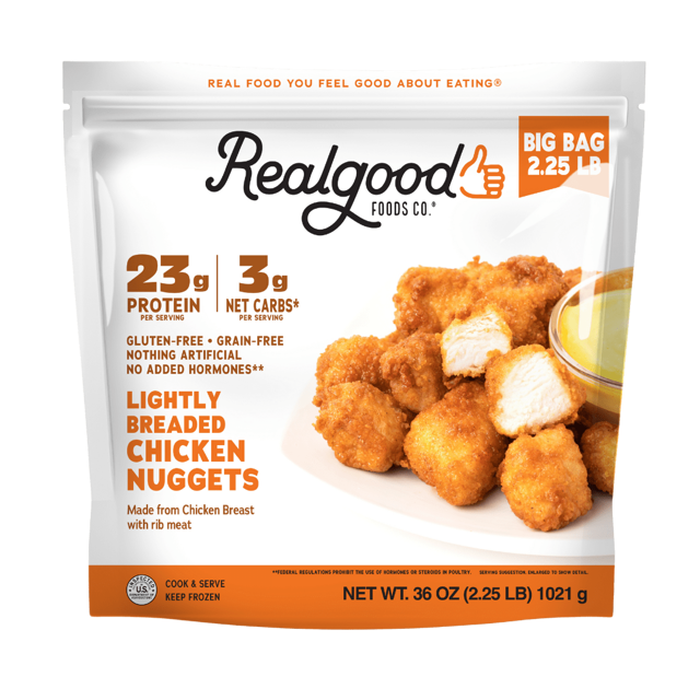 Lightly Breaded Chicken Breast Nuggets – BIG Bag