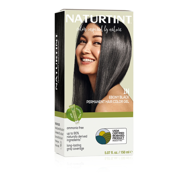 Naturtint Permanent Hair Color 1N Ebony Black (Packaging may vary)
