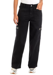 Women's Grommet Cargo Jeans