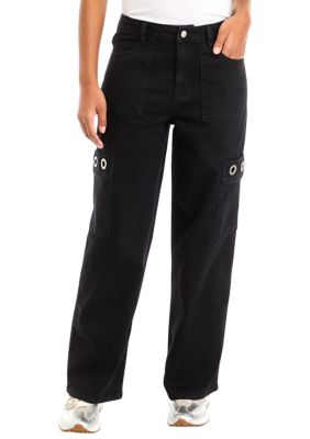 Women's Grommet Cargo Jeans