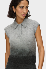 Lexi Mohair Knit Polo Top