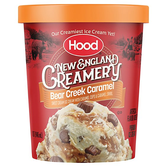 Hood New England Creamery Bear Creek Caramel Ice Cream - 1 Quart