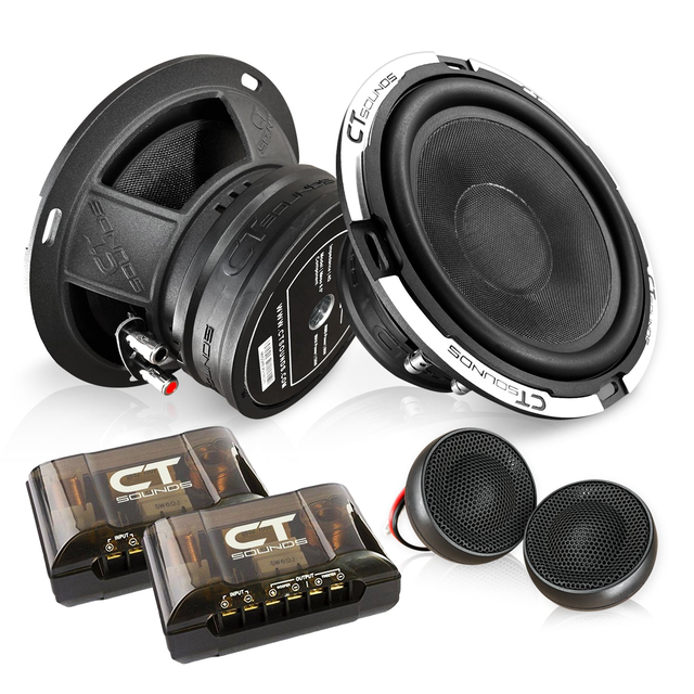 MESO-6-5-COM // Meso 6.5 Inch 320 Watt 2-Way Component Speaker Set