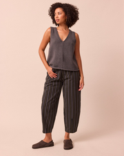 Remi Dark Fern Stripe Denim Jeans