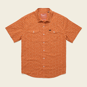 Texas Longhorns H Bar B Snapshirt - Los Longhorns Stripe : Burnt Orange