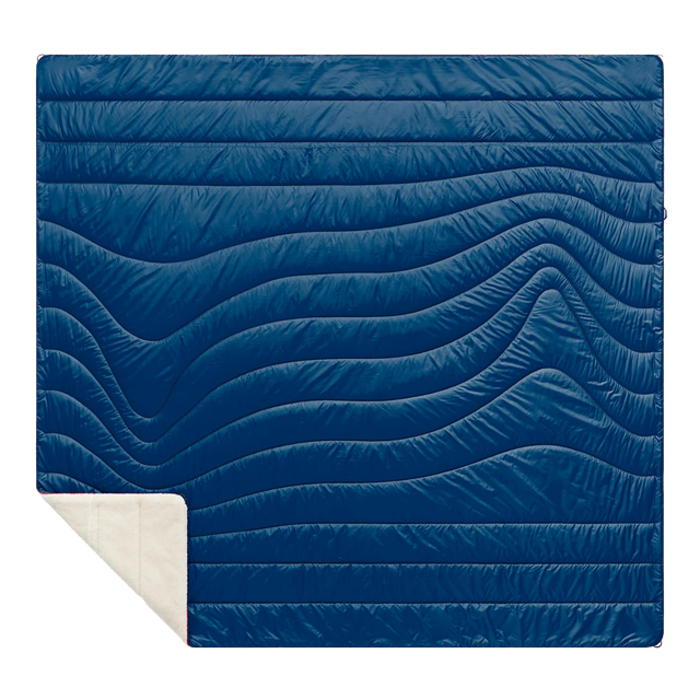 Sherpa Puffy 2 Person Blanket - Deepwater