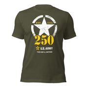 US Army 250th Birthday Shirt - Officially Licensed