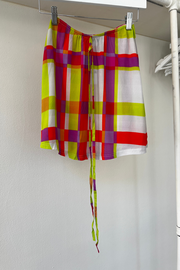 Mini Circle Skirt Picnic Plaid Sample