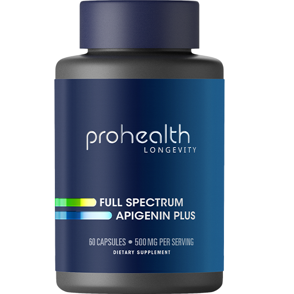 Full Spectrum Apigenin Plus - 500 mg per serving, 60 capsules