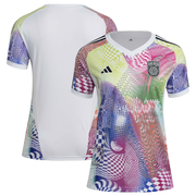 Women's San Diego FC adidas White 2025 Pride Pre-Match Top