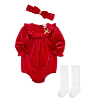 Bows Sparkle Bubble Set (3M-9M)