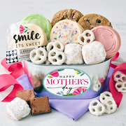 Mother's Day Spring Garden Gift Pail - Cookies and Snacks