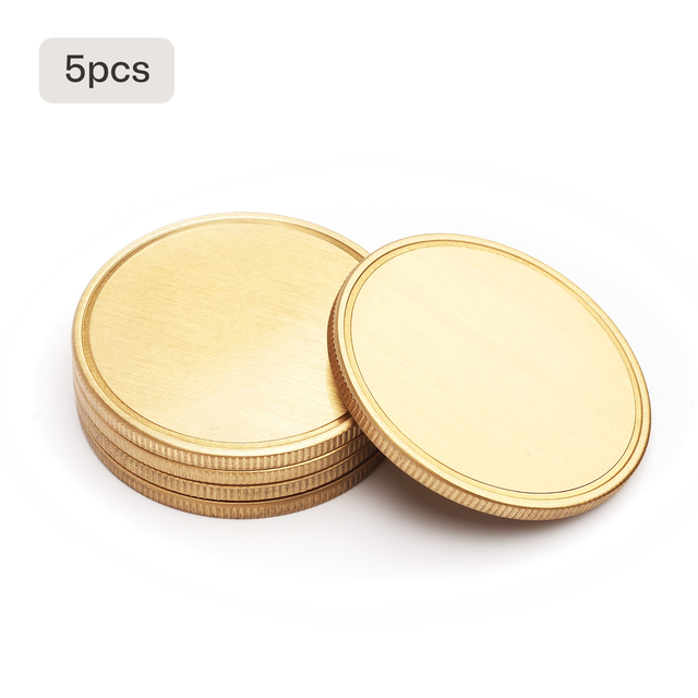 Blank Brass Coins(5pcs / 10pcs)