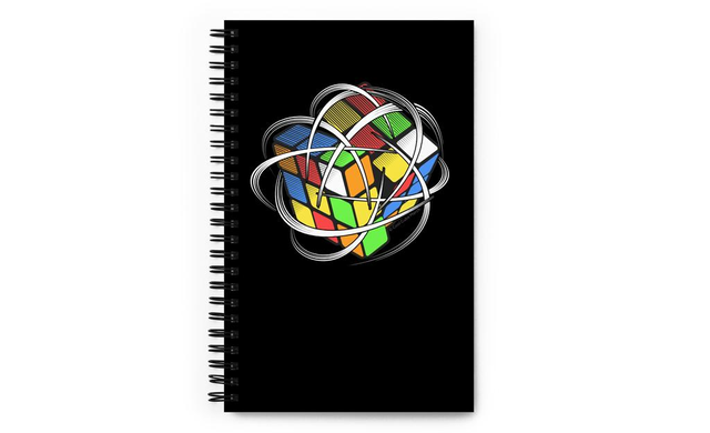 Speed Cube - Rubik's Cube Spiral Notebook