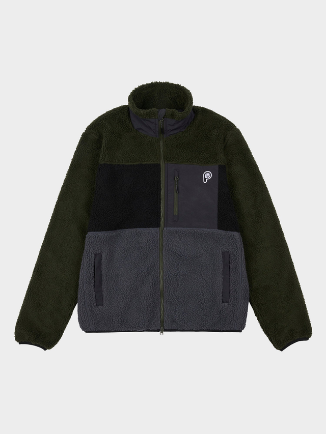 P Bear Fleece Jacket in Castlerock