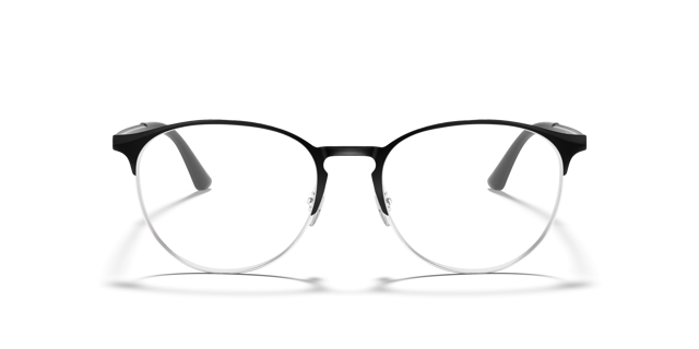 Glasses Direct ™ -RB6375 - Phantos Black On Silver Frame Eyeglasses | Glasses Direct