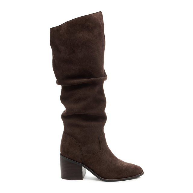 Easton Cacao Suede Slouchy Boots