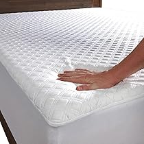 SafeRest Sleepure 100% Waterproof Full Size Quilted Mattress Protector - Viscose Derived from Bamboo - Fitted with Stretchable Pockets - Machine Washable Cotton Mattress Cover for Bed